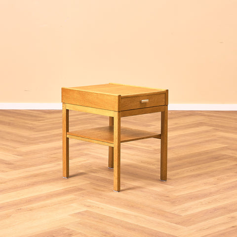 Swedish bedside tables in oak