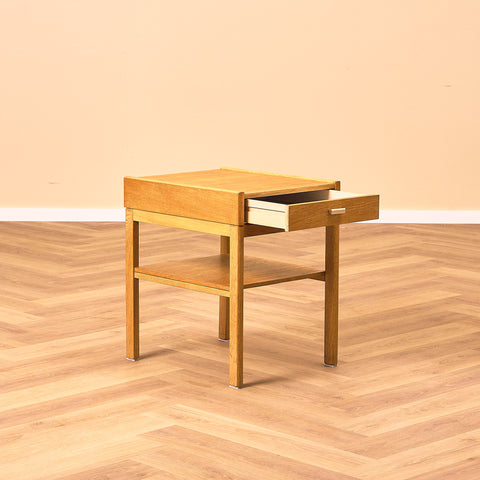 Swedish bedside tables in oak