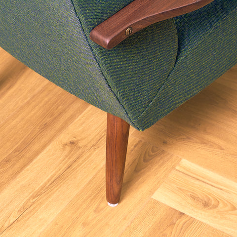 Danish armchair in solid walnut