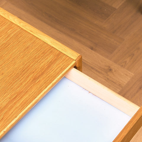 Swedish bedside tables in oak