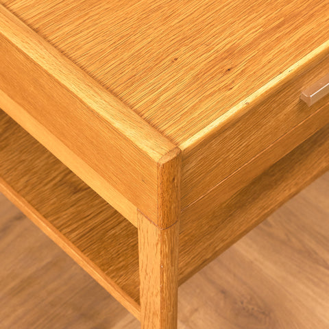 Swedish bedside tables in oak