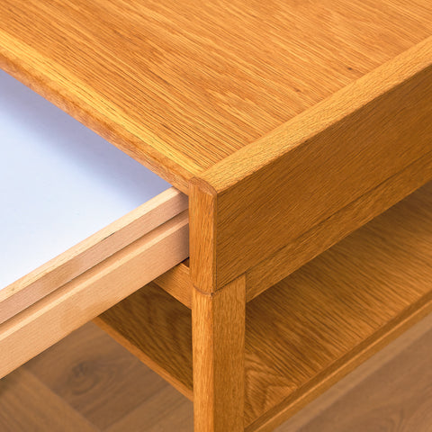 Swedish bedside tables in oak