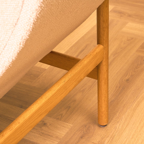Swedish armchair in oak by Alf Svensson for Ljungs