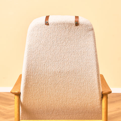 Swedish armchair in oak by Alf Svensson for Ljungs