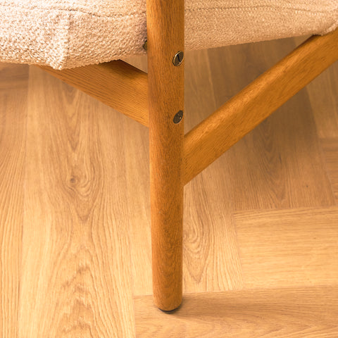 Swedish armchair in oak by Alf Svensson for Ljungs