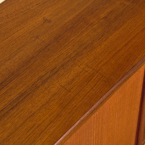 Swedish bookshelf in teak and oak by Bräntorps möbelfabrik