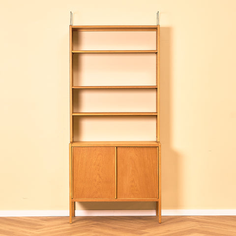 Swedish bookshelf in oak by Bertil Fridhagen for Bodafors