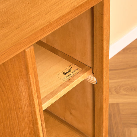 Swedish bookshelf in oak by Bertil Fridhagen for Bodafors