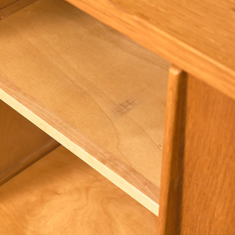 Swedish bookshelf in oak by Bertil Fridhagen for Bodafors