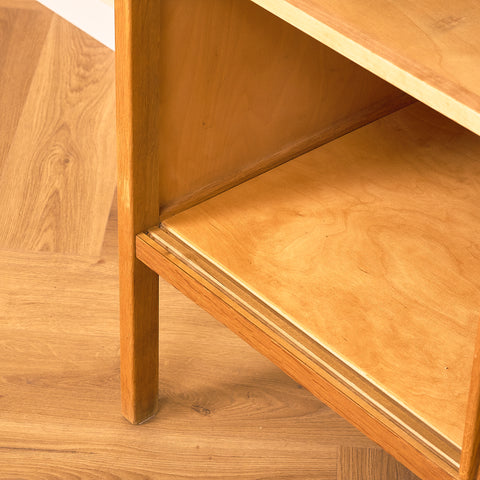Swedish bookshelf in oak by Bertil Fridhagen for Bodafors