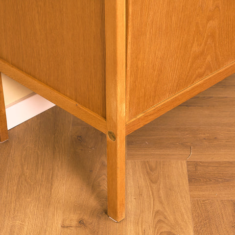 Swedish bookshelf in oak by Bertil Fridhagen for Bodafors