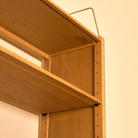Swedish bookshelf in oak by Bertil Fridhagen for Bodafors