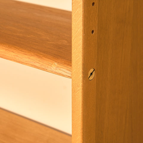 Swedish bookshelf in oak by Bertil Fridhagen for Bodafors