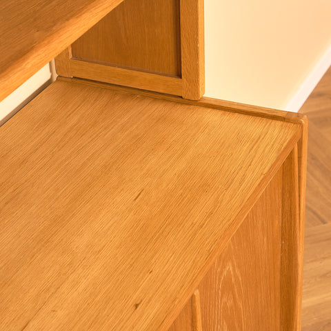 Swedish bookshelf in oak by Bertil Fridhagen for Bodafors
