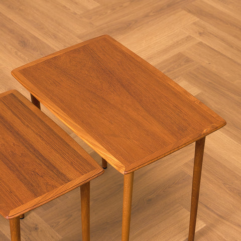 Swedish set of nest of tables in teak