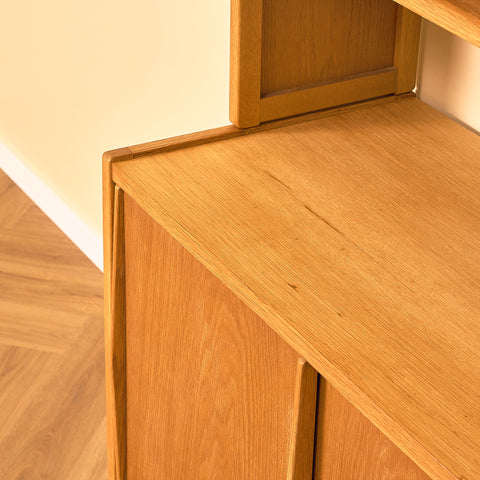 Swedish bookshelf in oak by Bertil Fridhagen for Bodafors