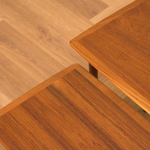 Swedish set of nest of tables in teak