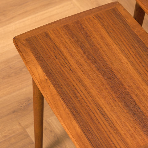 Swedish set of nest of tables in teak