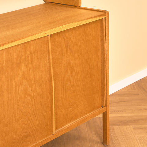 Swedish bookshelf in oak by Bertil Fridhagen for Bodafors