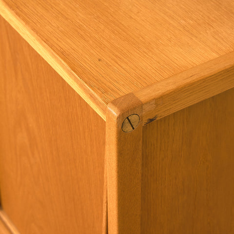 Swedish bookshelf in oak by Bertil Fridhagen for Bodafors