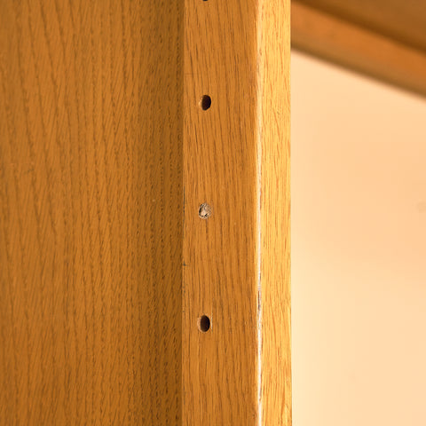 Swedish bookshelf in oak by Bertil Fridhagen for Bodafors