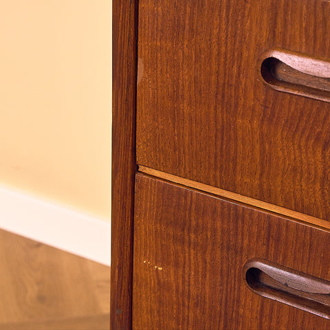 Danish chest of drawers in teak