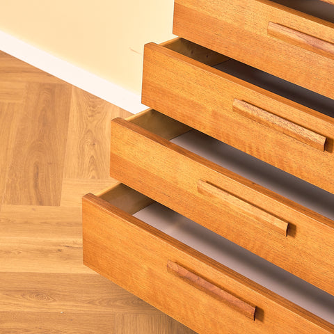 Swedish bookshelf in walnut by Nils Jonsson for Hugo Troeds
