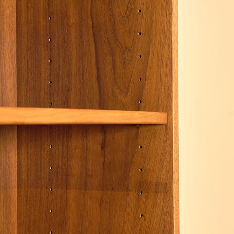 Swedish bookshelf in walnut by Nils Jonsson for Hugo Troeds