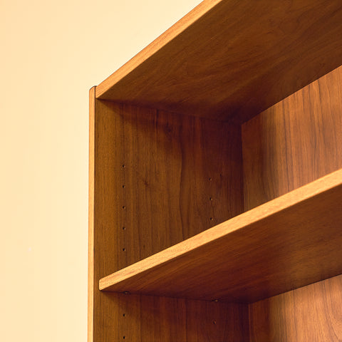 Swedish bookshelf in walnut by Nils Jonsson for Hugo Troeds