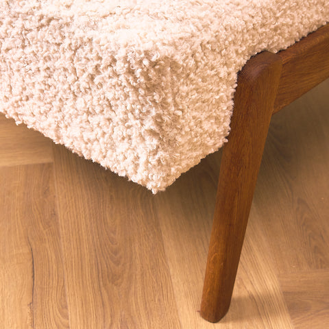 Swedish armchair in teak and oak