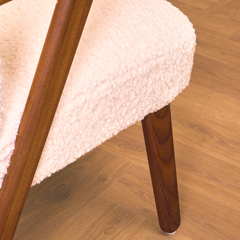 Danish armchairs in solid walnut by Erhardsen & Andersen for ERAN Møbler