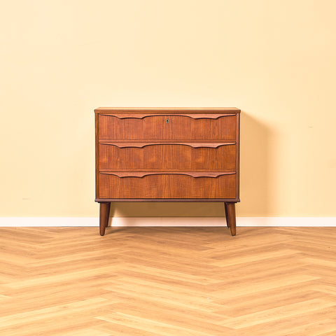 Danish chest of drawers in teak by Klaus Okholm for Trekanten