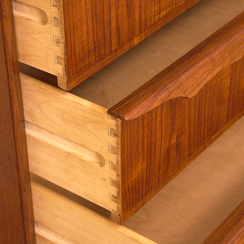 Danish chest of drawers in teak by Klaus Okholm for Trekanten