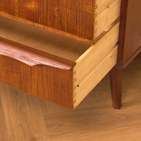 Danish chest of drawers in teak by Klaus Okholm for Trekanten