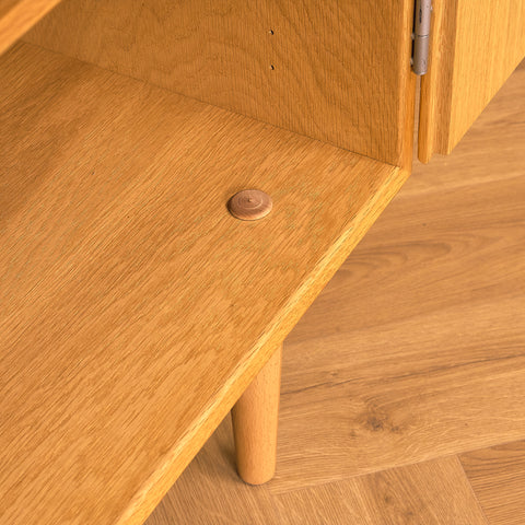 Danish sideboard in oak by Svend Langkilde