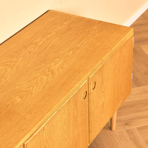Danish sideboard in oak by Svend Langkilde
