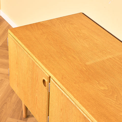 Danish sideboard in oak by Svend Langkilde
