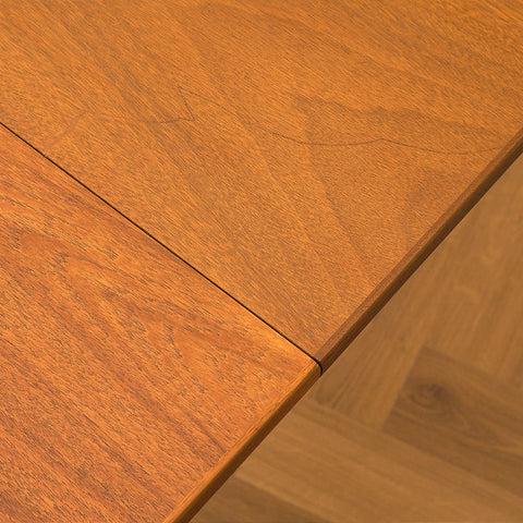 Danish round dining table in teak
