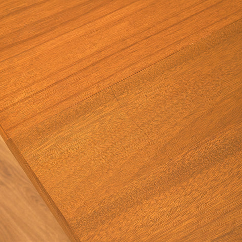 Danish round dining table in teak