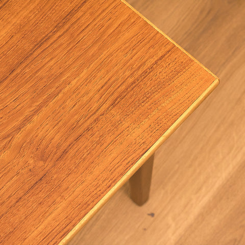 Swedish small coffee table in teak and beech
