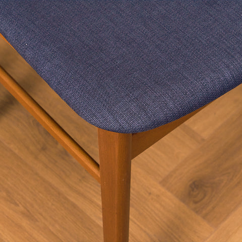 Danish dining chairs in teak and beech by Findahl Møbelfabrik, model 'Møsbol'