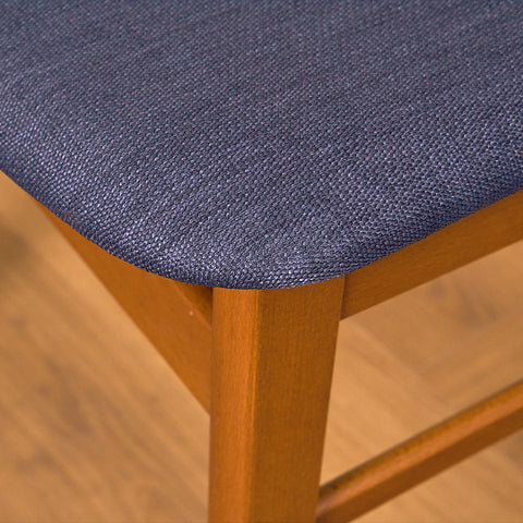 Danish dining chairs in teak and beech by Findahl Møbelfabrik, model 'Møsbol'