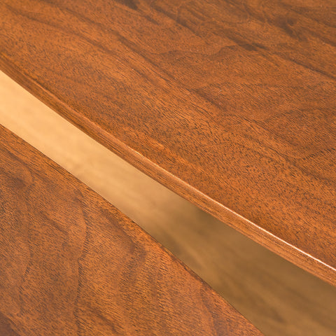 Denmark set of nest of tables in walnut and beech by Odense