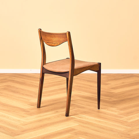 Danish dining chairs in Santos rosewood by Søren Ladefoged for S&L Møbler