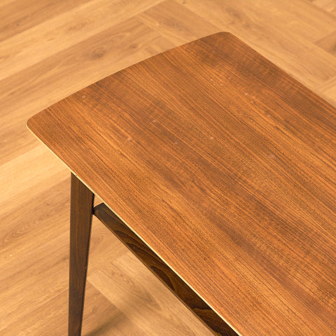 Swedish coffee table in teak and oak