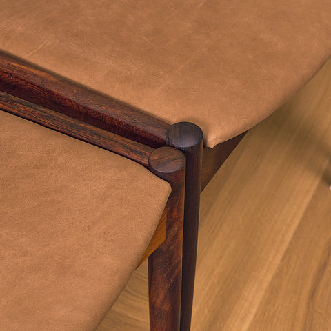 Danish dining chairs in Santos rosewood by Søren Ladefoged for S&L Møbler