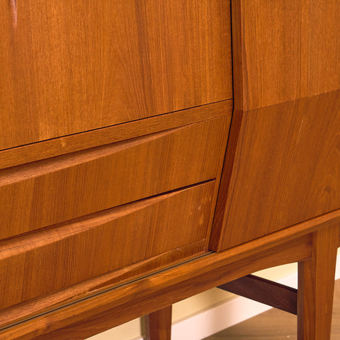 Danish highboard in teak by E.W. Bach