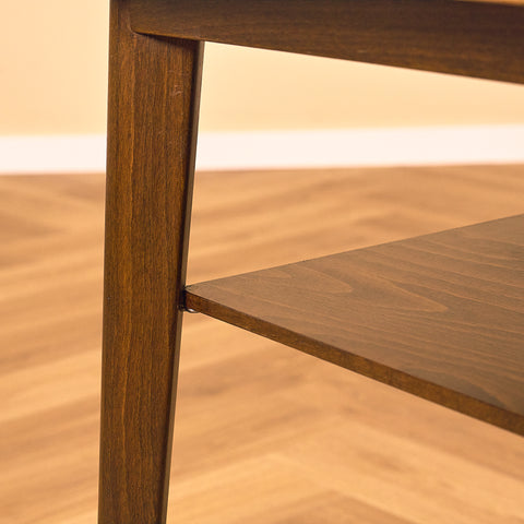 Swedish coffee table in teak and oak