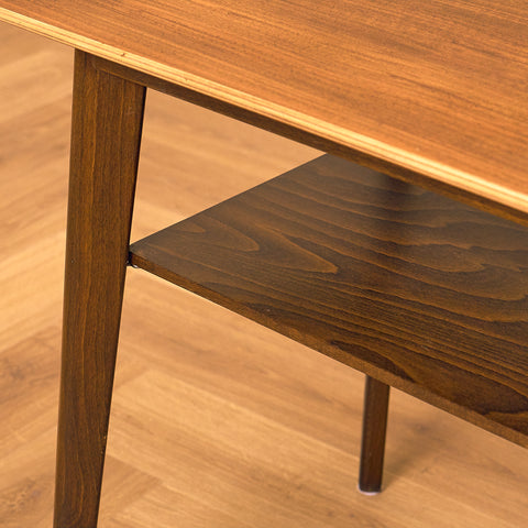 Swedish coffee table in teak and oak
