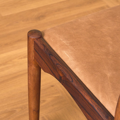 Danish dining chairs in Santos rosewood by Søren Ladefoged for S&L Møbler